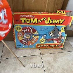 TOM & JERRY SPINNING TARGET GAME MADE BY WEMBLEY Missing The Guns