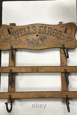 Tales Of Wells Fargo Wooden Toy BB Gun Rifle Rack 1950's 1959 Vintage