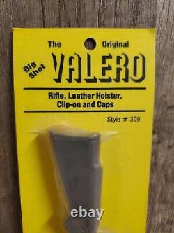 The Original Valero Big Shot Rifle Cap Gun Leather Holster Vintage New Rare