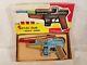 Tin Toy 1950/60's Red China Mf 861 Friction Motor Space Gun Mint In Original Box