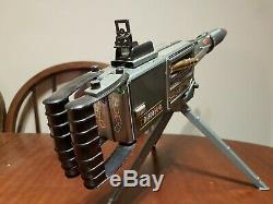 Tin Toy M3 Heavy Machine Gun, Tada Japan 60s B/O Box