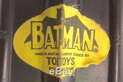 Toltoys Batman 1966 Triple Dart Rocket Gun Plastic Toy Pistol Australian Vgc
