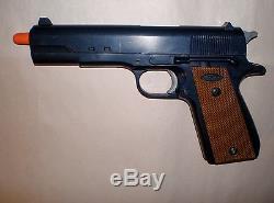 Topper 1965 JOHNNY EAGLE LIEUTENANT Cap Gun with Case + 6 Complete Toy Bullets
