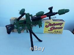 Topper Johnny Seven OMA One Man Army Toy Cap Gun Pistol Grenade Missile Vintage