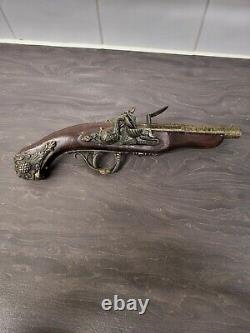 Toy Vintage Gun Wood + Metal Rare Collectable Classic Toy