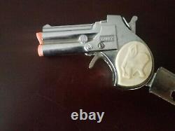 Toy Vintage Hubley Panther Pistol Spring Loaded Derringer Cap Gun
