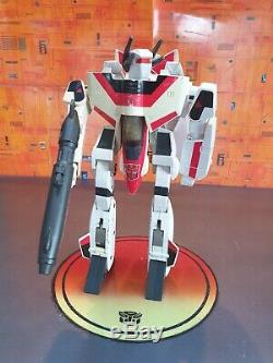 Transformers G1 Jetfire With Armour and Gun Vintage Hasbro 80s Toy