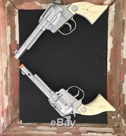 Two 1950-55 Die Cast KILGORE RANGER (USED, EXCELLENT) CAP GUNS with Holster