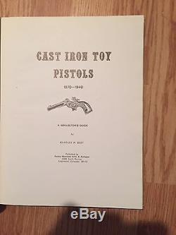 Two Rare Signed limited edition books on toy cap guns