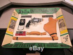 UNTOUCHABLES Robt Stack Eliot Ness DETECTIVE cap gun playset MARX 1962 TV police