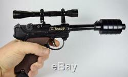 Ultra Rare The Saint Lone Star 9mm Automatic Toy Cap Gun + Silencer & Scope