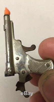 Unusual Shape Rare Vintage Miniature Cap Gun Fob Charm Austria
