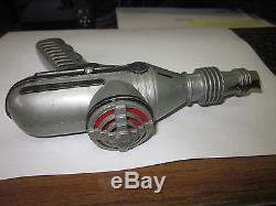 VERY RARE Ideal Toy Corp. USA 1950's Ratchet Sound Plastic Ray Gun Working