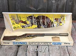 VERY RARE Vintage 1960s SONIC MYSTERY GUN Pop Rifle by Daisy No. 1916 NIB Toy