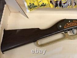 VERY RARE Vintage 1960s SONIC MYSTERY GUN Pop Rifle by Daisy No. 1916 NIB Toy