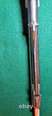 VINTAGE 14 HUBLEY DIE CAST MODEL 1860 COLT 45.44 CAL TOY CAP GUN With 4 BULLETS