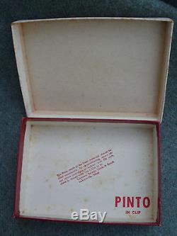 VINTAGE 1950s-1960s NICHOLS WESTERN CAP GUN TURQUOISE PISTOL N. MINT w BOX
