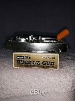 VINTAGE 1959 TOY REMINGTON DERRINGER 1867 BUCKLE GUN (CAP GUN) BY MATTEL WithBOX