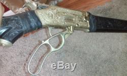 VINTAGE 1960 HUBLEY OVERLAND TRAIL KELLY'S RIFLE CAP GUN TOY Rare HTF Unique