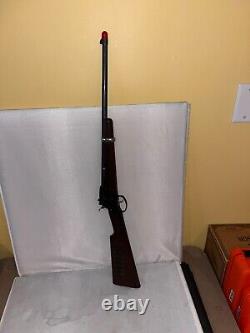 VINTAGE 1960's MATTEL SHOOTIN' SHELL COLT 6 SHOOTER TOY CAP GUN RIFLE-WORKS GOOD