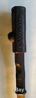 VINTAGE CAST IRON CAP GUN CANE CARNIVAL TOY EARLY 1900s