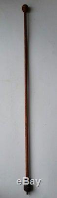 VINTAGE CAST IRON CAP GUN CANE CARNIVAL TOY EARLY 1900s