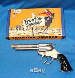 VINTAGE FRONTIER SMOKER CAP GUN MINT-IN-BOX circa 1950s HARD TO FIND