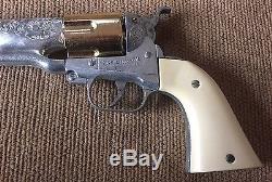 Vintage Hubley Colt. 44 (model 1860) Toy Cap Gun In Original Box