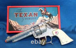 VINTAGE HUBLEY DIECAST TEXAN CAP PISTOL MINT-IN-BOX Circa 1950s