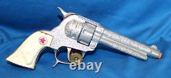 VINTAGE HUBLEY DIECAST TEXAN CAP PISTOL MINT-IN-BOX Circa 1950s