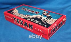 VINTAGE HUBLEY DIECAST TEXAN CAP PISTOL MINT-IN-BOX Circa 1950s