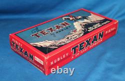 VINTAGE HUBLEY DIECAST TEXAN CAP PISTOL MINT-IN-BOX Circa 1950s