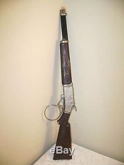 Vintage Hubley The Rifleman Toy Cap Gun Rifle Working Rare Flip Special