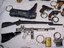 VINTAGE Miniature Cap Gun-Key Chains Plus Rare Chadwick 2mm Pinfire MORE LOOK