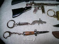 VINTAGE Miniature Cap Gun-Key Chains Plus Rare Chadwick 2mm Pinfire MORE LOOK