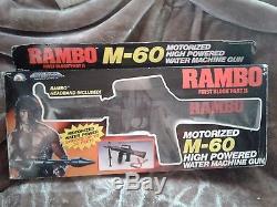 VINTAGE NIBEntertech Larami M-60 Motorized Water Gun Shoots up to 30 ft