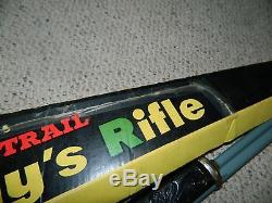 VINTAGE RARE 1960's HUBLEY KELLY'S RIFLE OVERLAND TRAIL TOY CAP GUN RIFLE WithBOX
