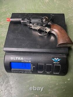 VINTAGE Revolver pistol Very heavy and realistic stage prop Cap gun