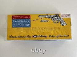 VTG 1950s Hubley 2-IN-1 Cap Gun Pistol No. 252 Cowboy to Detective NOS SEALED