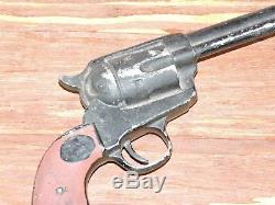 VTG Cast Metal Cowboy Toy Gun Pistol Revolver Replica Prop Lytle Novelty 1950's