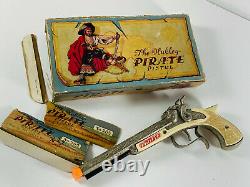 VTG Hubley 265 Pirate Pistol Cap Gun with Original Box