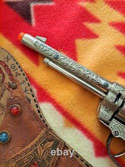 VTG Leslie Henry L-H Gene Autry 44 Western Rodeo Cowboy Toy Cap Gun Pistol