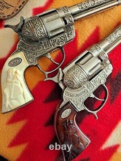 VTG Leslie Henry L-H Gene Autry 44 Western Rodeo Cowboy Toy Cap Gun Pistol