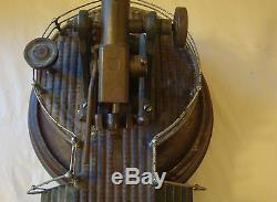 V. Rare c. 1910 MARKLIN Coastal Defense Gun Kustengeschutz, Tin & Brass Cannon