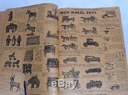 Vintage 1927 Dealer's Toy Catalog! Wagons/bikes/pedal Cars/trains/guns/cast Iron