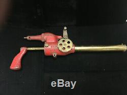 @@ Vintage 1930's Cast Iron Smith's Rapid Fire Machine Gun Toy Model 32 @@