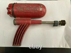 Vintage 1940's Metal HILLER ATOM RAY GUN Water Pistol Space Toy