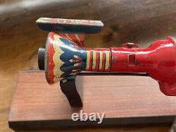 Vintage 1940s Wyandotte ZZ Ray Gun Pressed Metal Toy 1940's-729.24