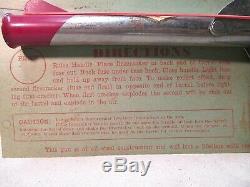 Vintage 1943 Firecracker Rocket Pistol Mint On Card Junction City Ks Label Gun