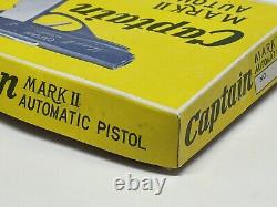 Vintage 1950's Captain Mark II Automatic Pistol Toy Cap Gun Case Of 12 NOS